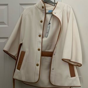 Draper James white (white cream) fleece jacket.